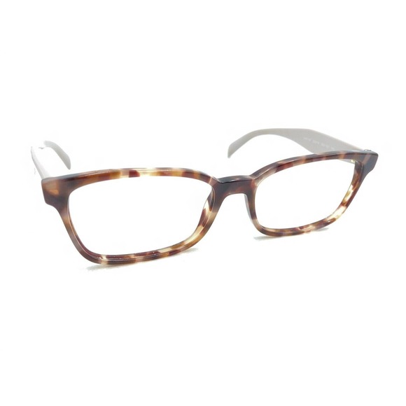 Prada VPR 18T UE0-1O1 Tortoise Brown Pink Eyeglasses Frames 53-16 140 Italy - Picture 1 of 12